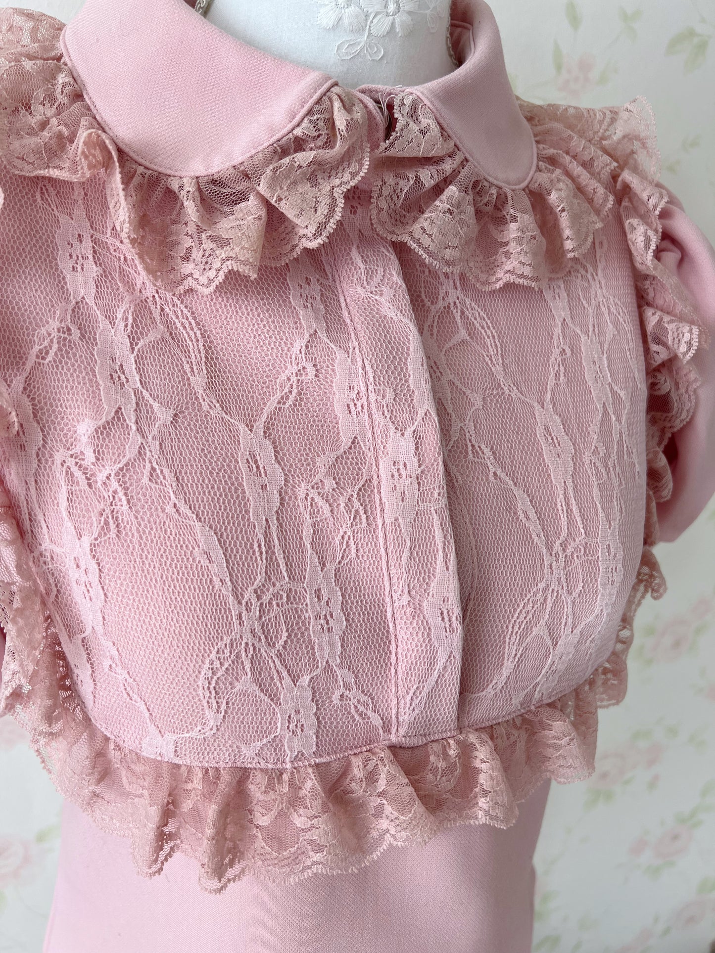 Swankiss Puff Sleeved Dolly Blouse (Pink)