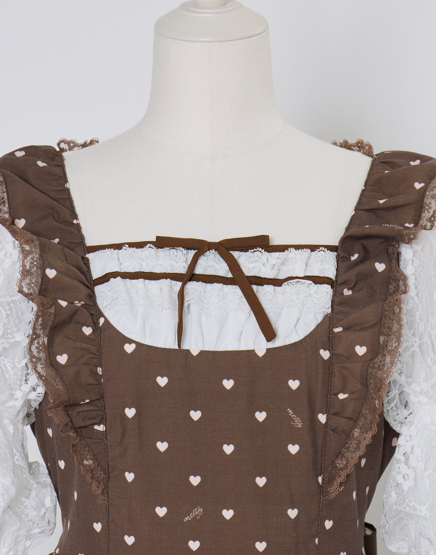(Pre-order) mellfy memory Chocolate de Love Letter Dress
