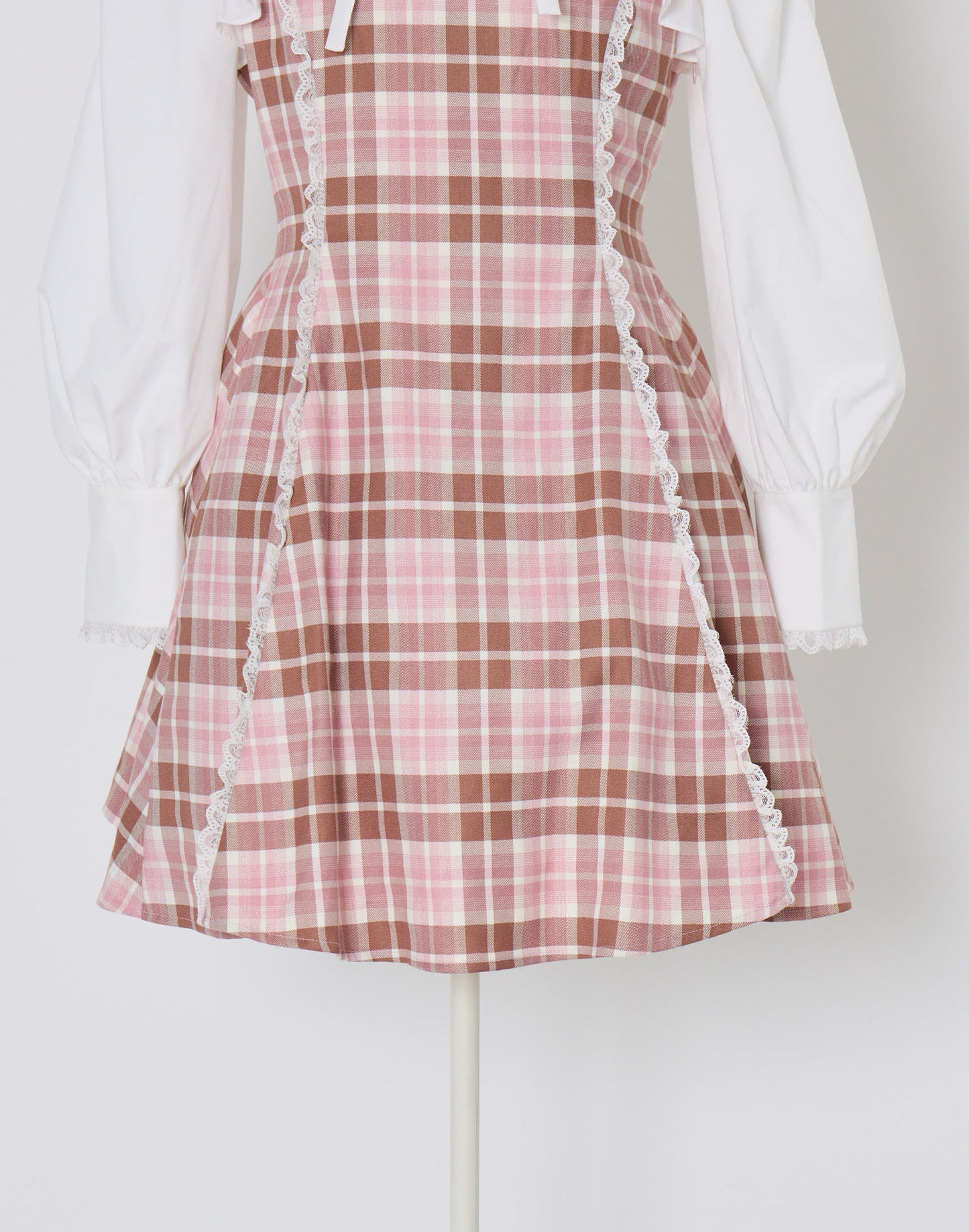 (Pre-order) mellfy memory Melty Café Check Dress