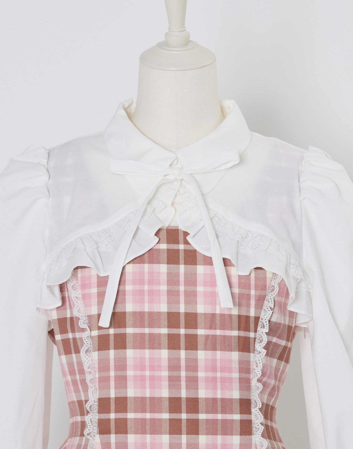 (Pre-order) mellfy memory Melty Café Check Dress