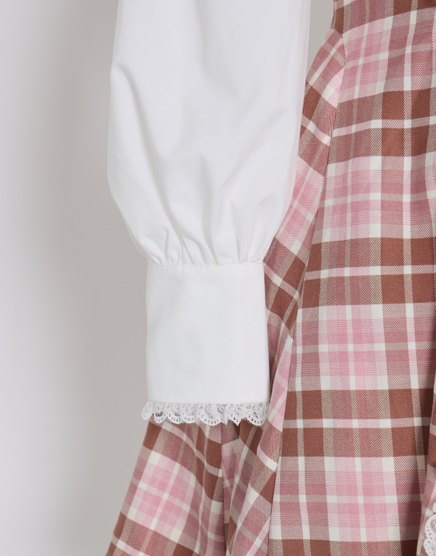 (Pre-order) mellfy memory Melty Café Check Dress