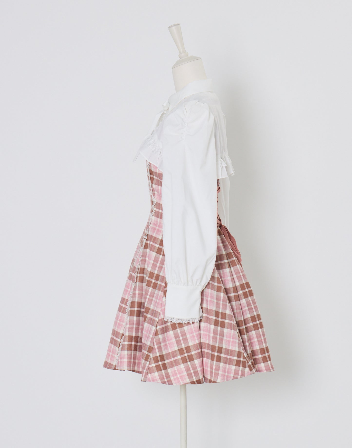 (Pre-order) mellfy memory Melty Café Check Dress
