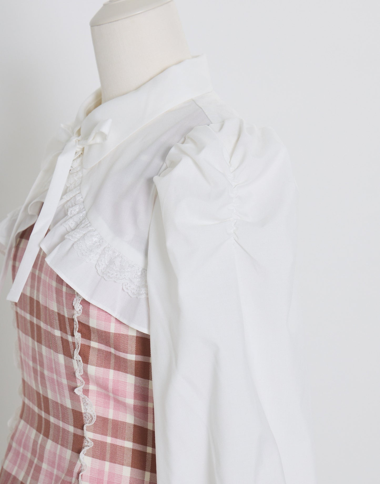 (Pre-order) mellfy memory Melty Café Check Dress