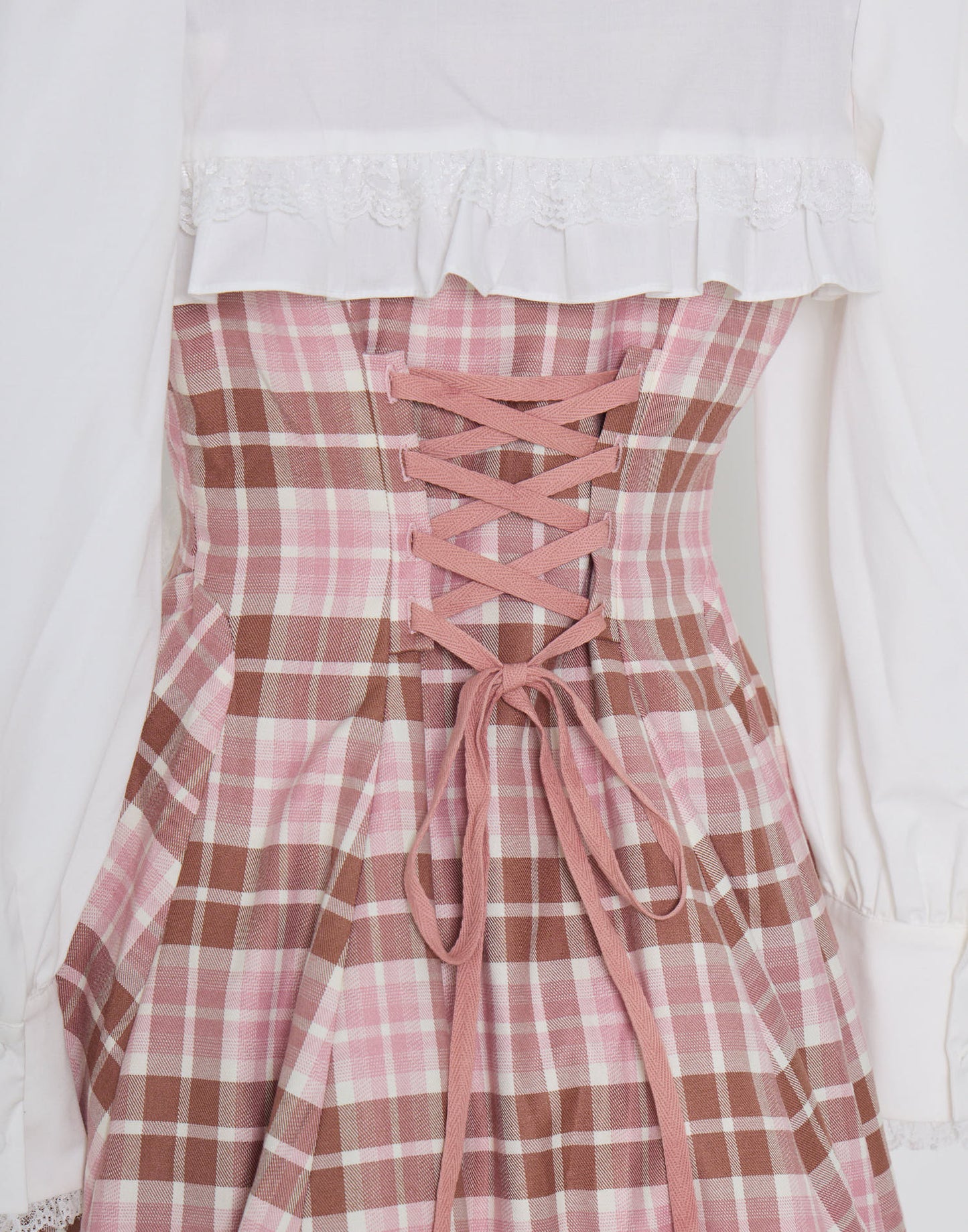 (Pre-order) mellfy memory Melty Café Check Dress