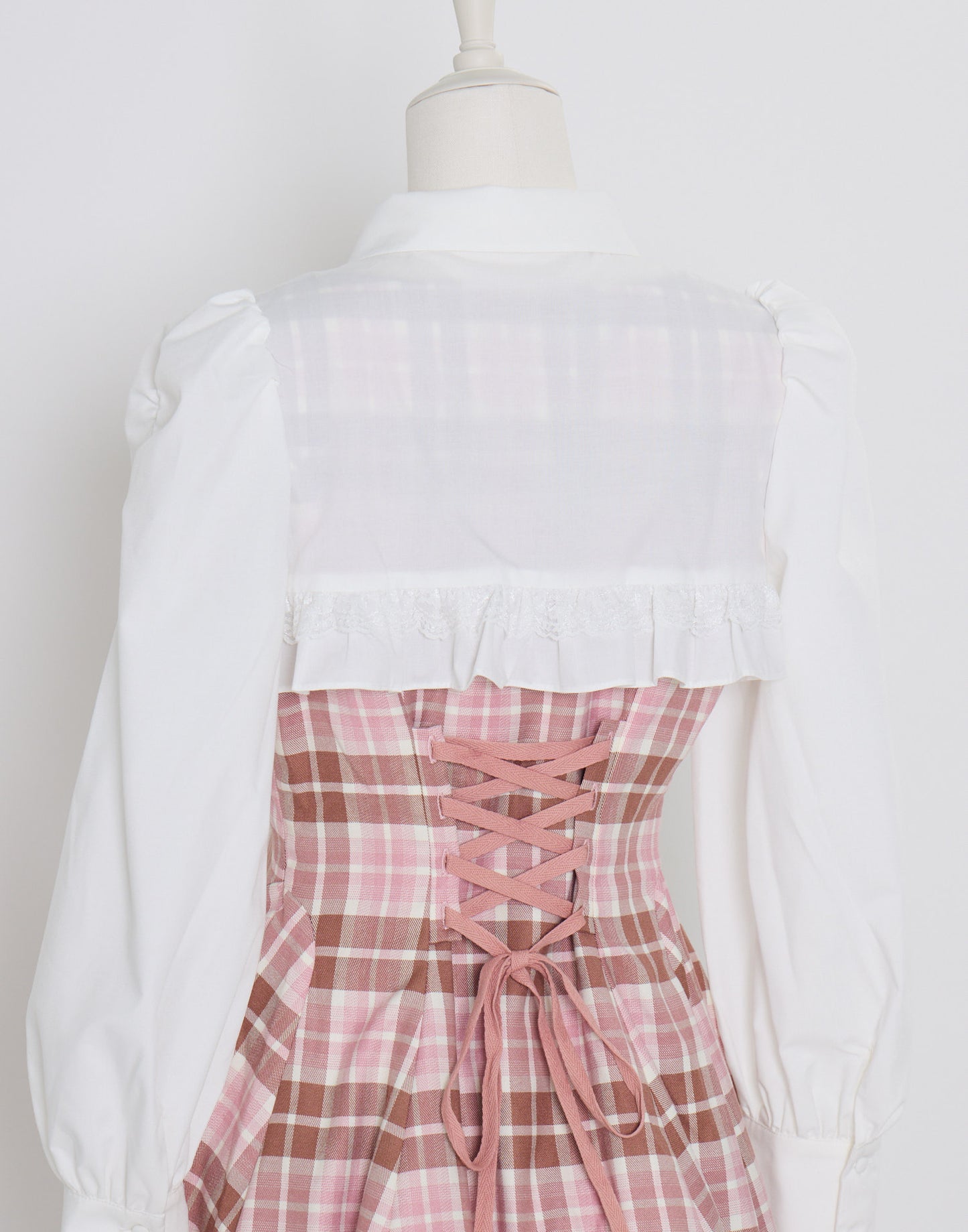 (Pre-order) mellfy memory Melty Café Check Dress