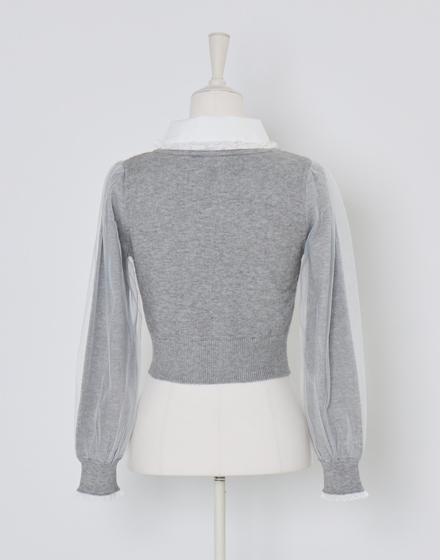 (Pre-order) mellfy memory Girls Cable Knit Blouse Top