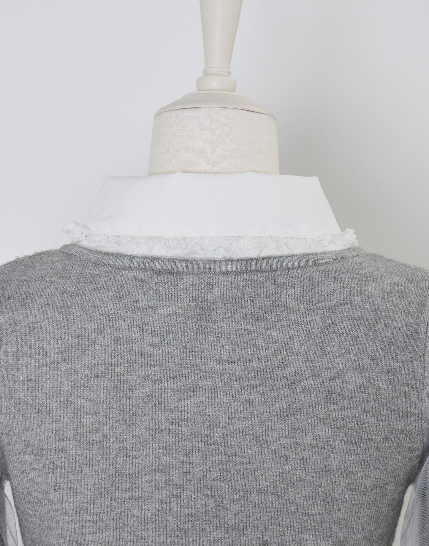 (Pre-order) mellfy memory Girls Cable Knit Blouse Top
