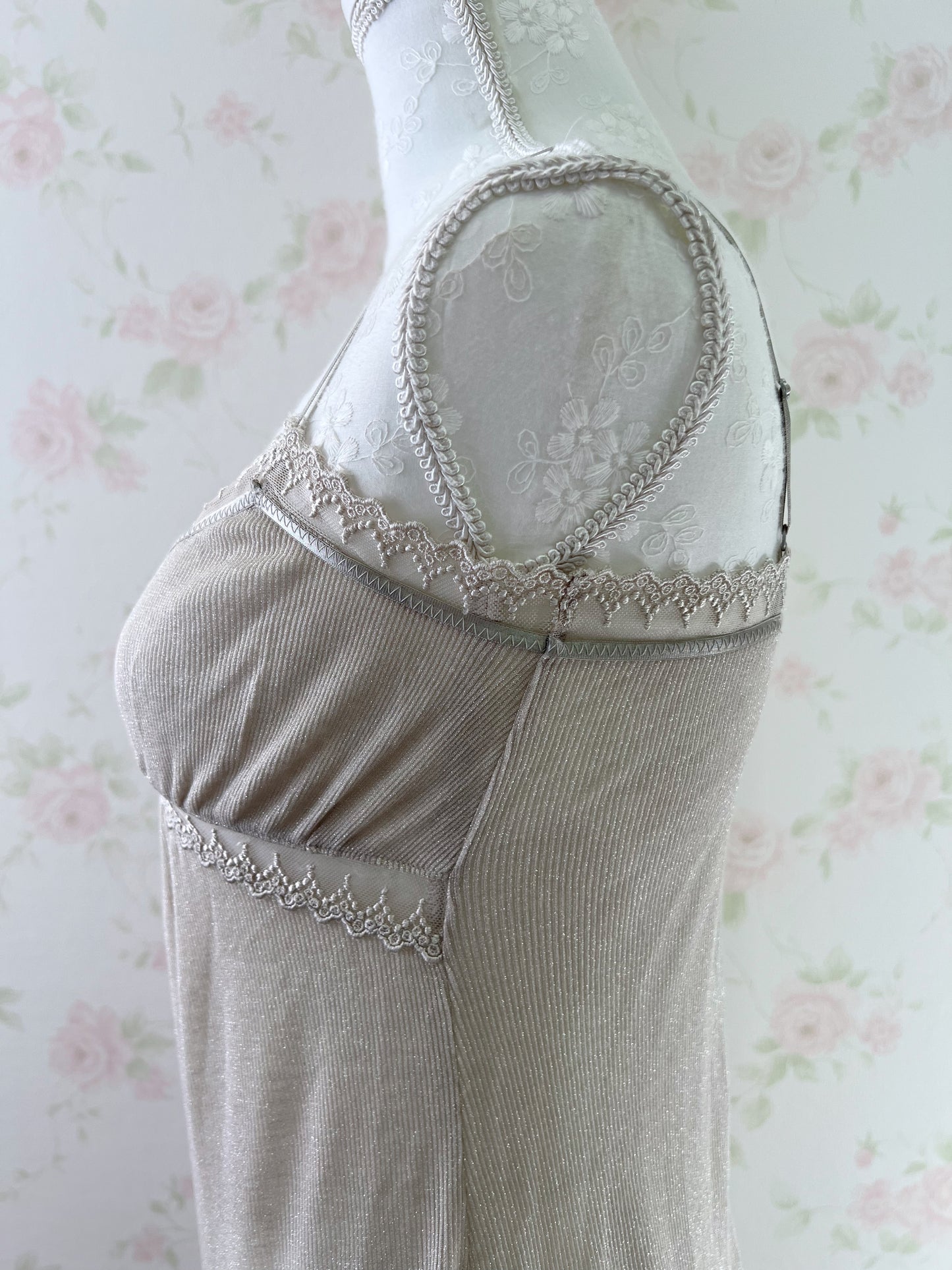 JILL STUART By Sanei International Glitter Camisole Dress