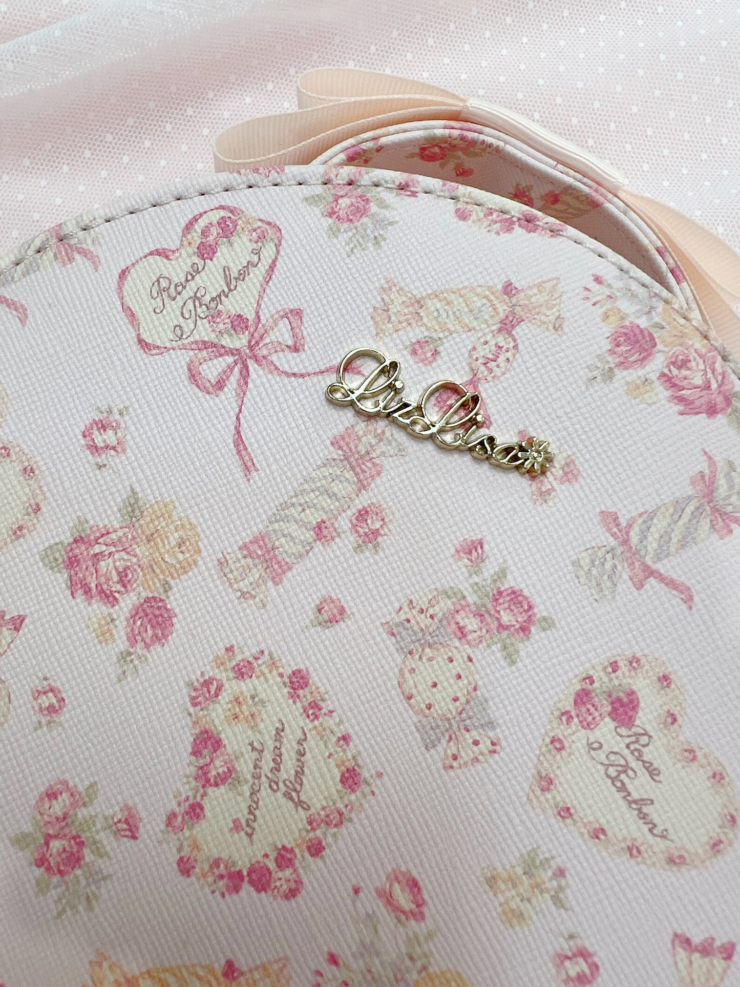 LIZ LISA Candy Rose Vanity Pouch