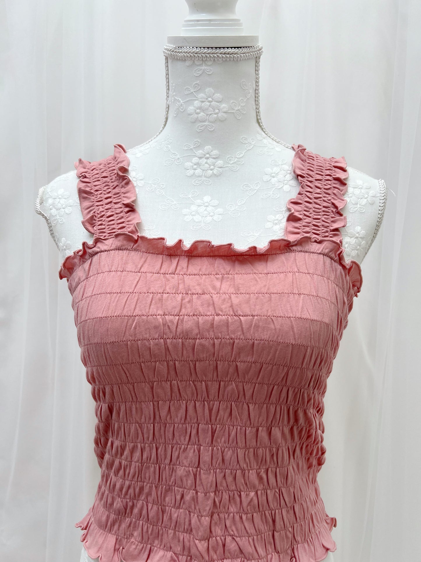 Honey’s Smocked Short Top (Pink)