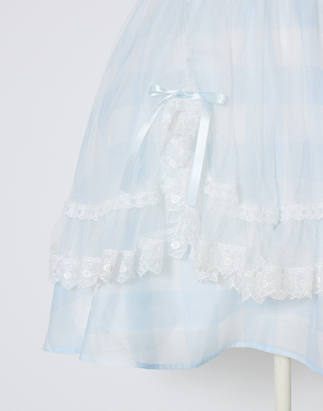 mellfy memory Fairy gingham tulle apron Skirt