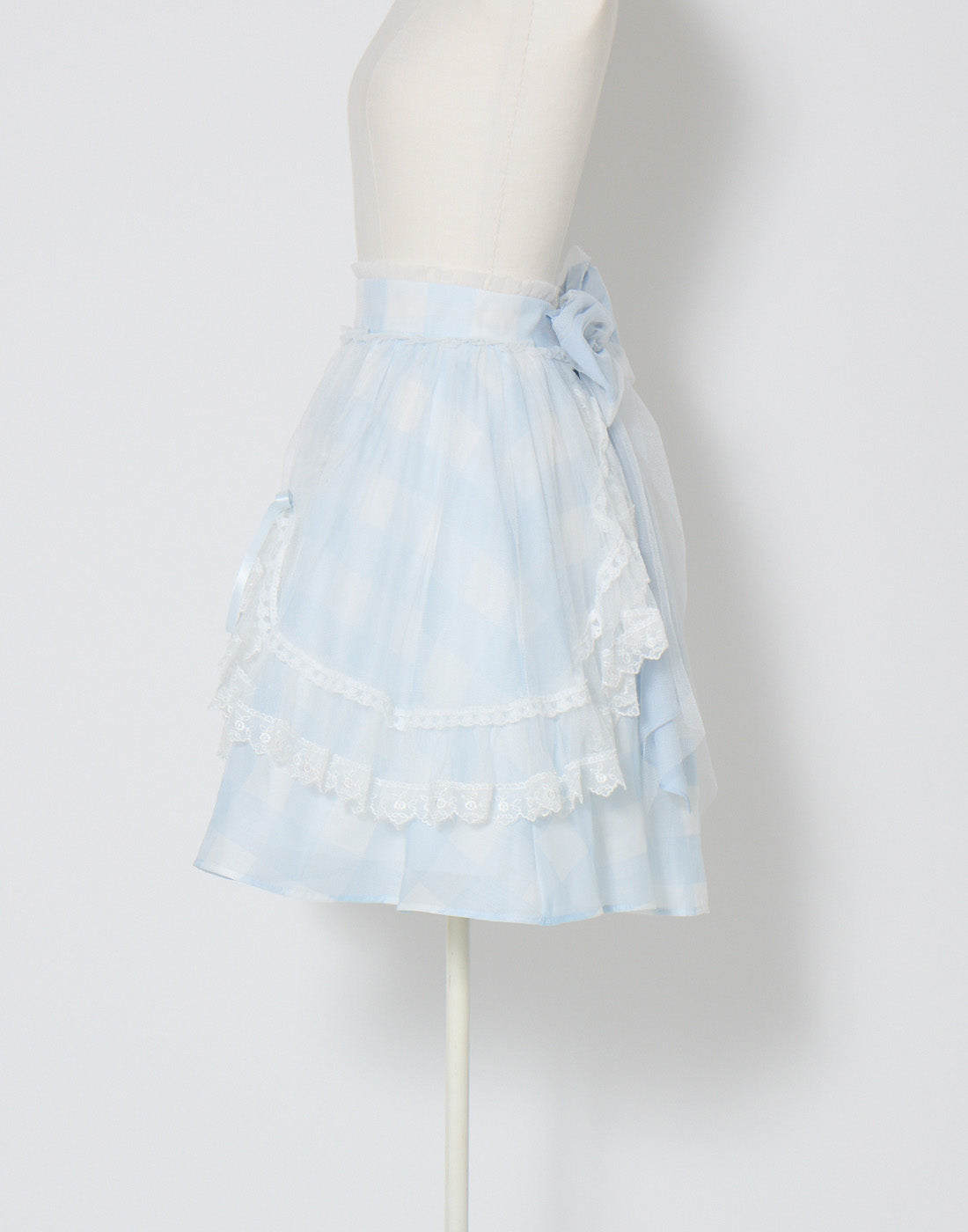 mellfy memory Fairy gingham tulle apron Skirt