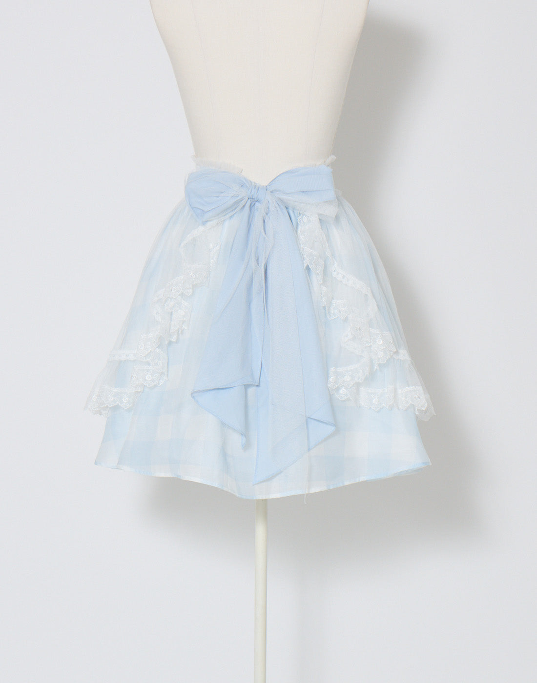 mellfy memory Fairy gingham tulle apron Skirt