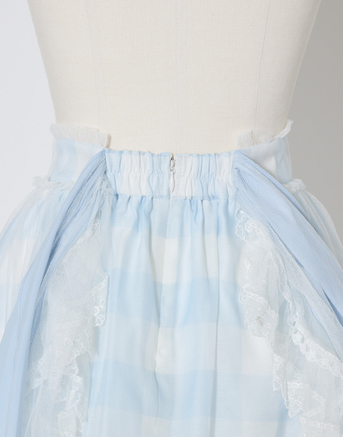 mellfy memory Fairy gingham tulle apron Skirt