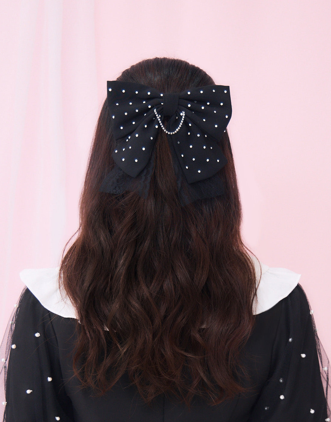 mellfy memory Eternity girly pearl ribbon