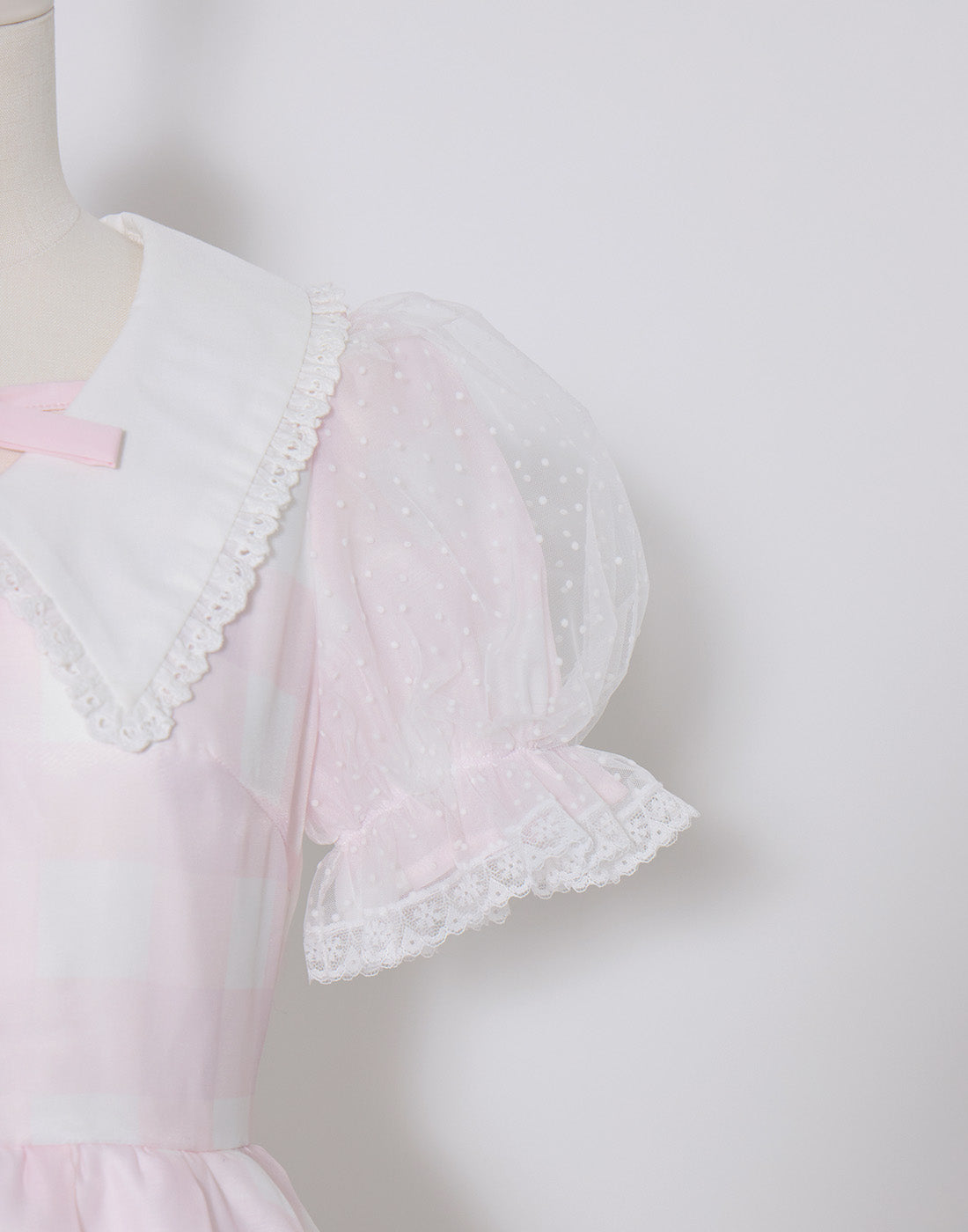 mellfy memory Fairy gingham tiered doll Dress