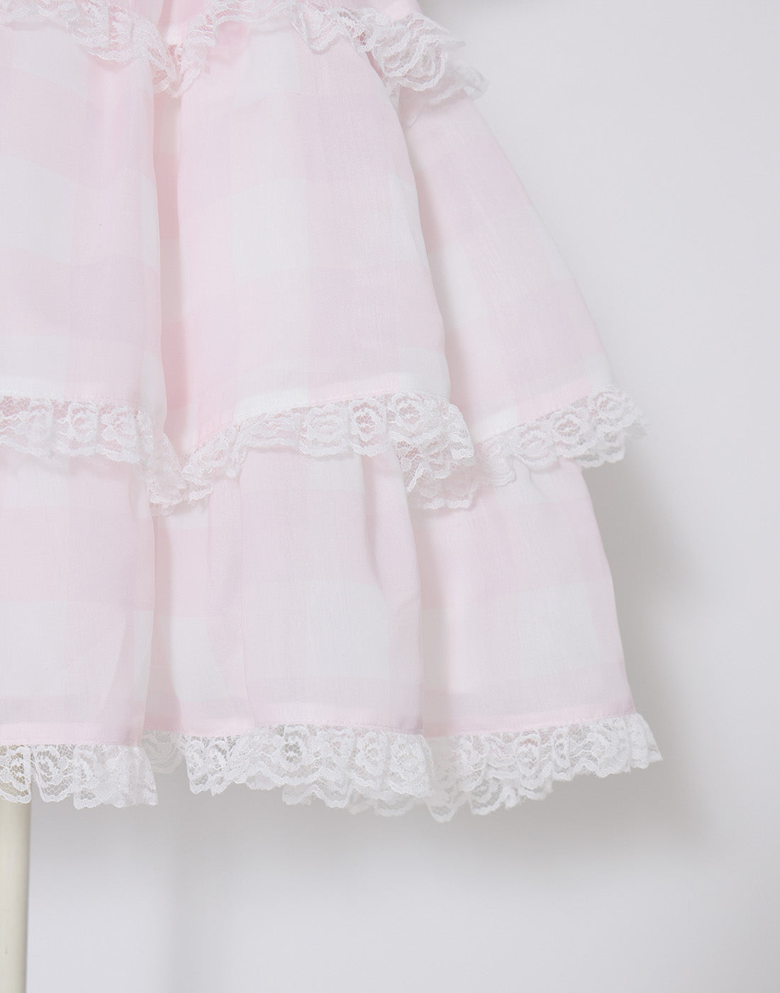 mellfy memory Fairy gingham tiered doll Dress