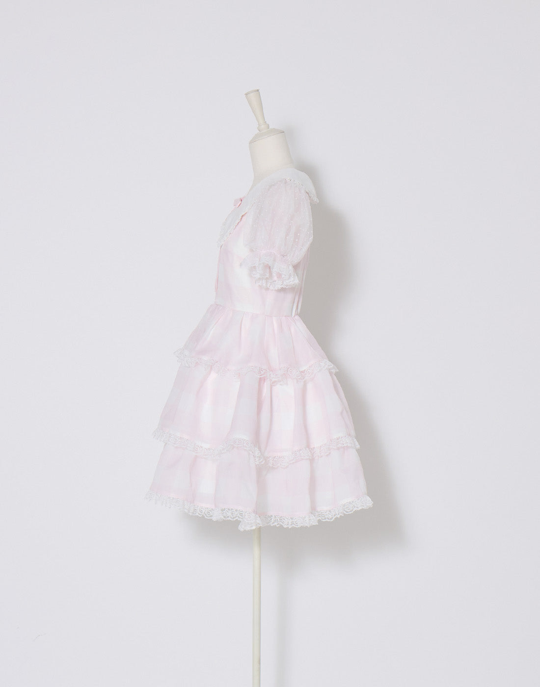 mellfy memory Fairy gingham tiered doll Dress