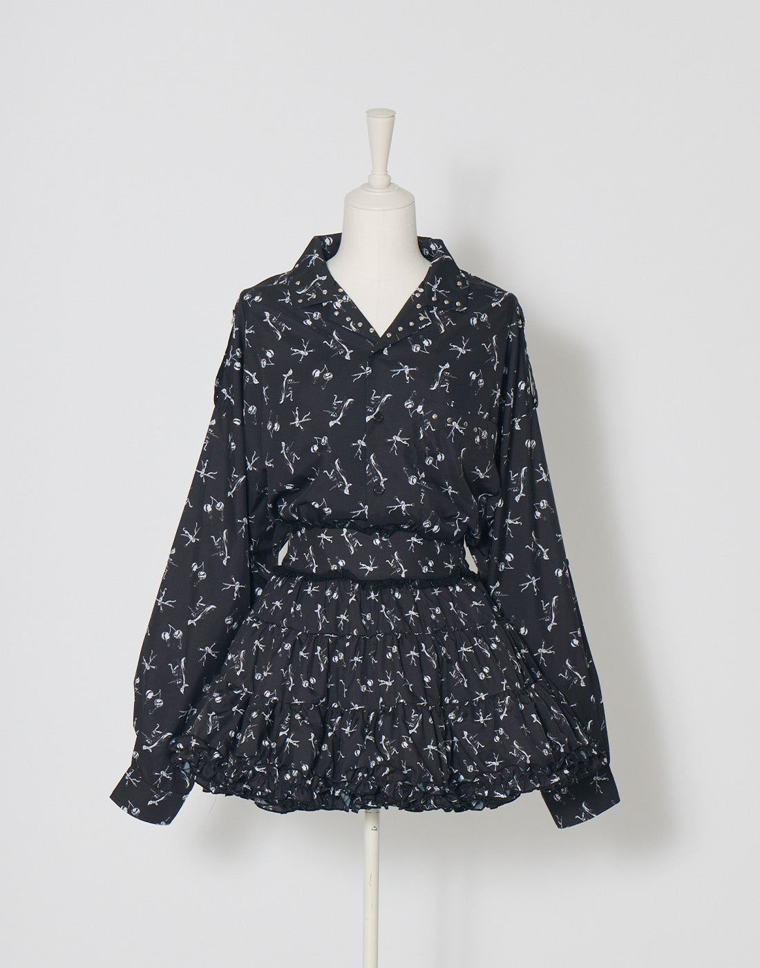 AVENCHUMU ERICO collaboration illustrated tutu skirt