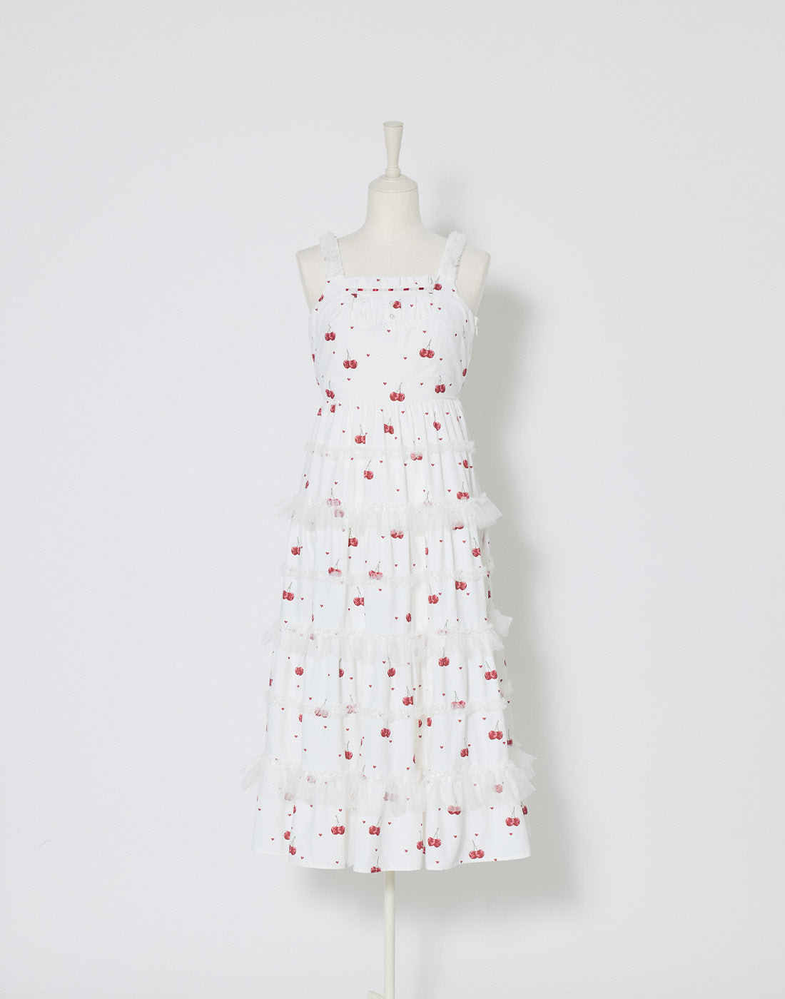 mellfy memory Sweet cherry long Dress