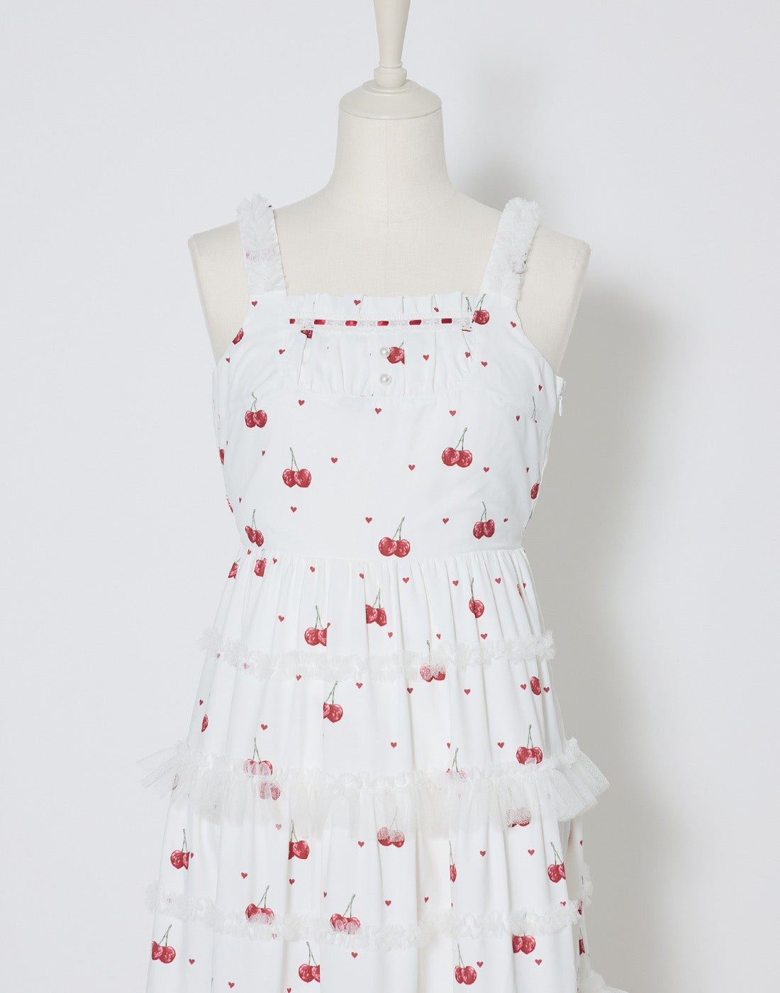 mellfy memory Sweet cherry long Dress