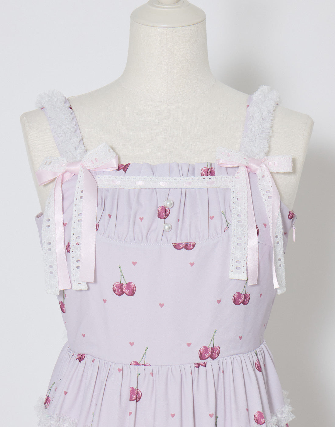 mellfy memory Sweet cherry long Dress