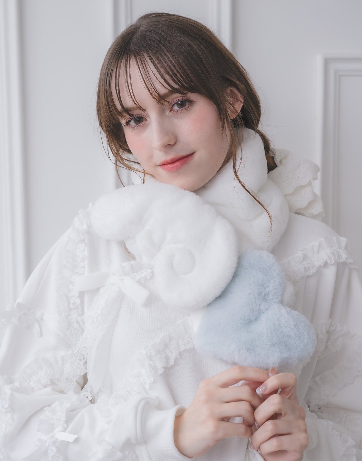 Lolime lacy ribbon sweatshirt