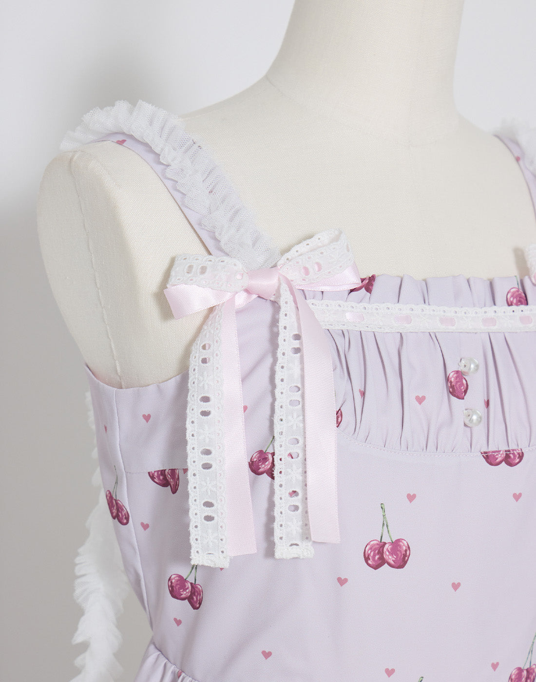 mellfy memory Sweet cherry long Dress