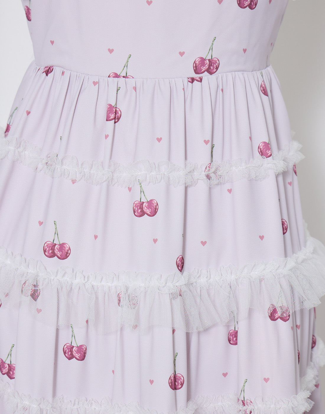 mellfy memory Sweet cherry long Dress
