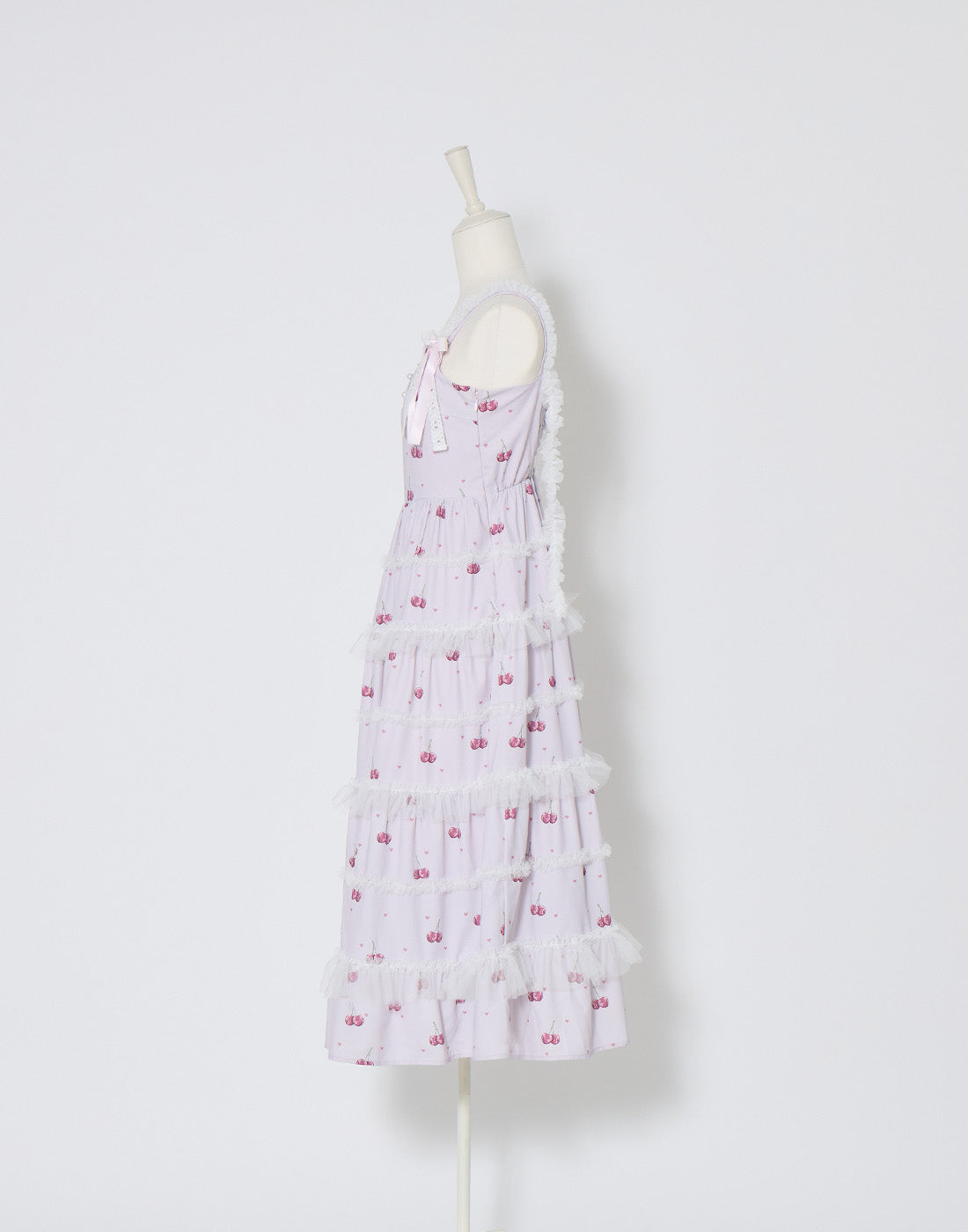 mellfy memory Sweet cherry long Dress