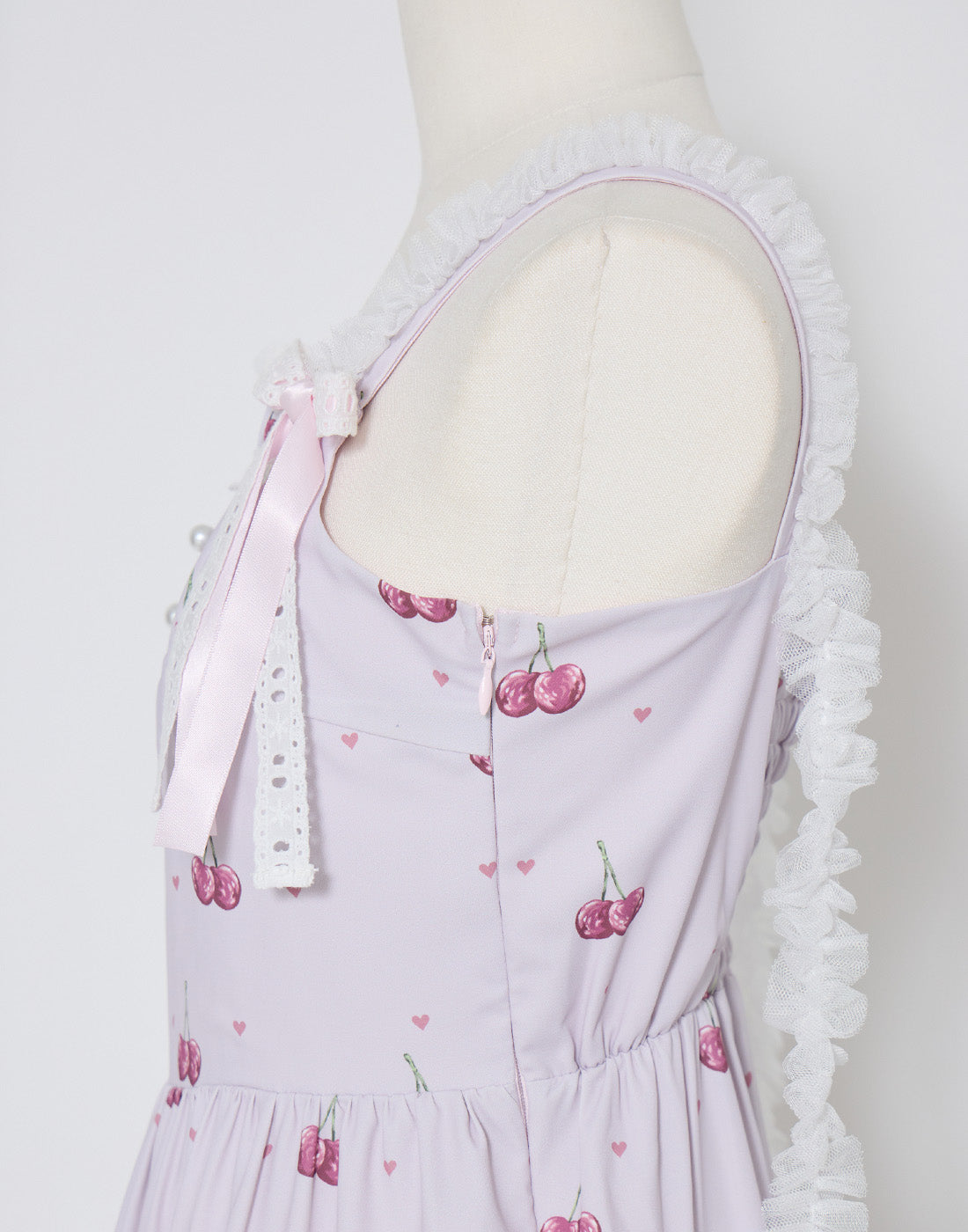 mellfy memory Sweet cherry long Dress