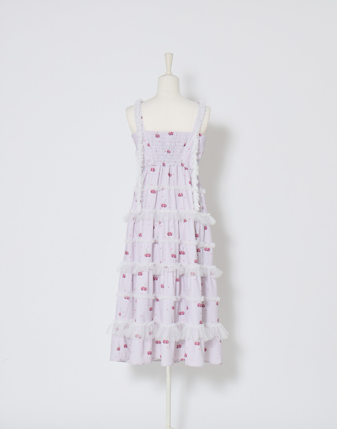 mellfy memory Sweet cherry long Dress