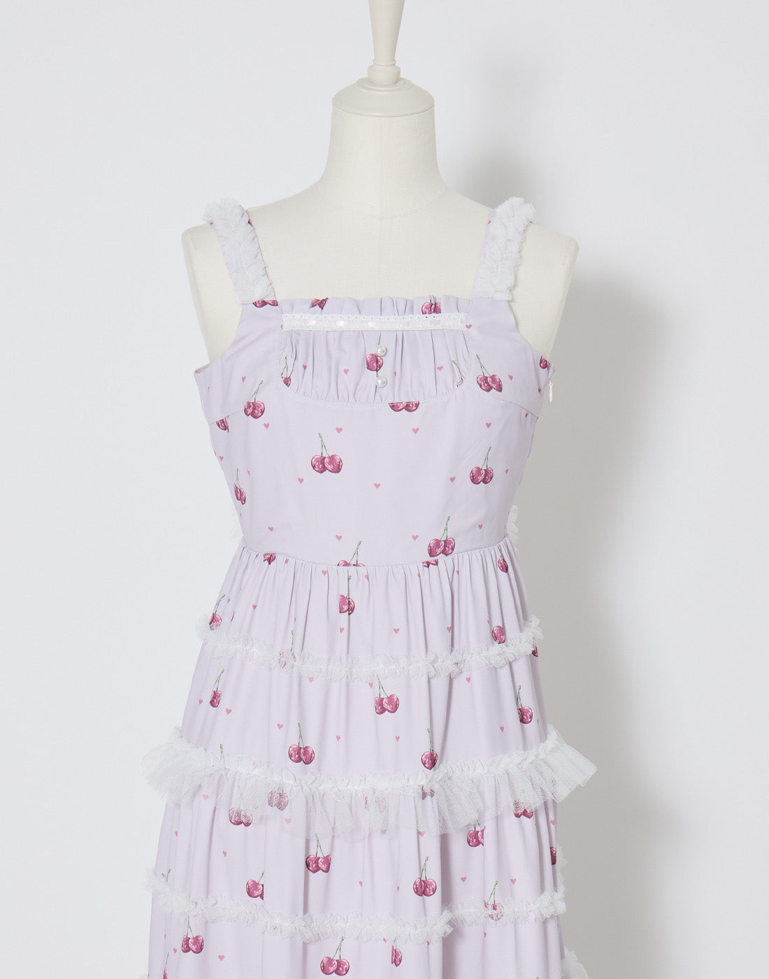 mellfy memory Sweet cherry long Dress