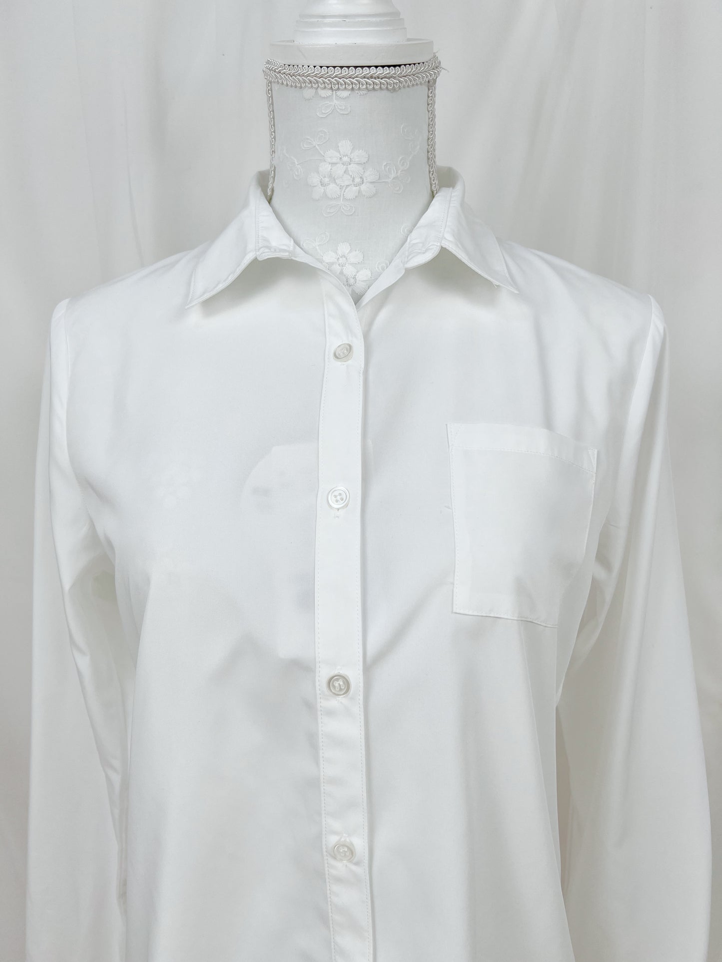 Standard Long Sleeved Shirt (White)