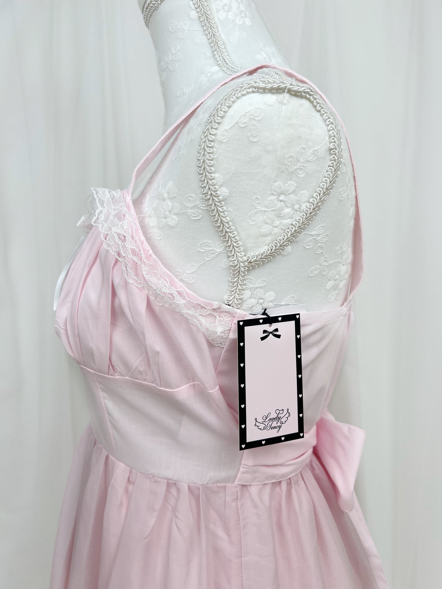 Lovely Tency Lolita Lace Tiered Jumper Dress