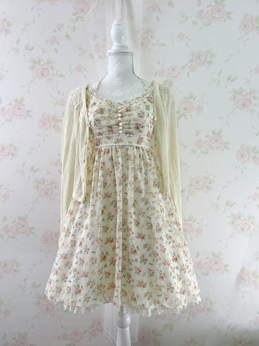 GRL V Neck Shoujo Cardigan (Butter Yellow)