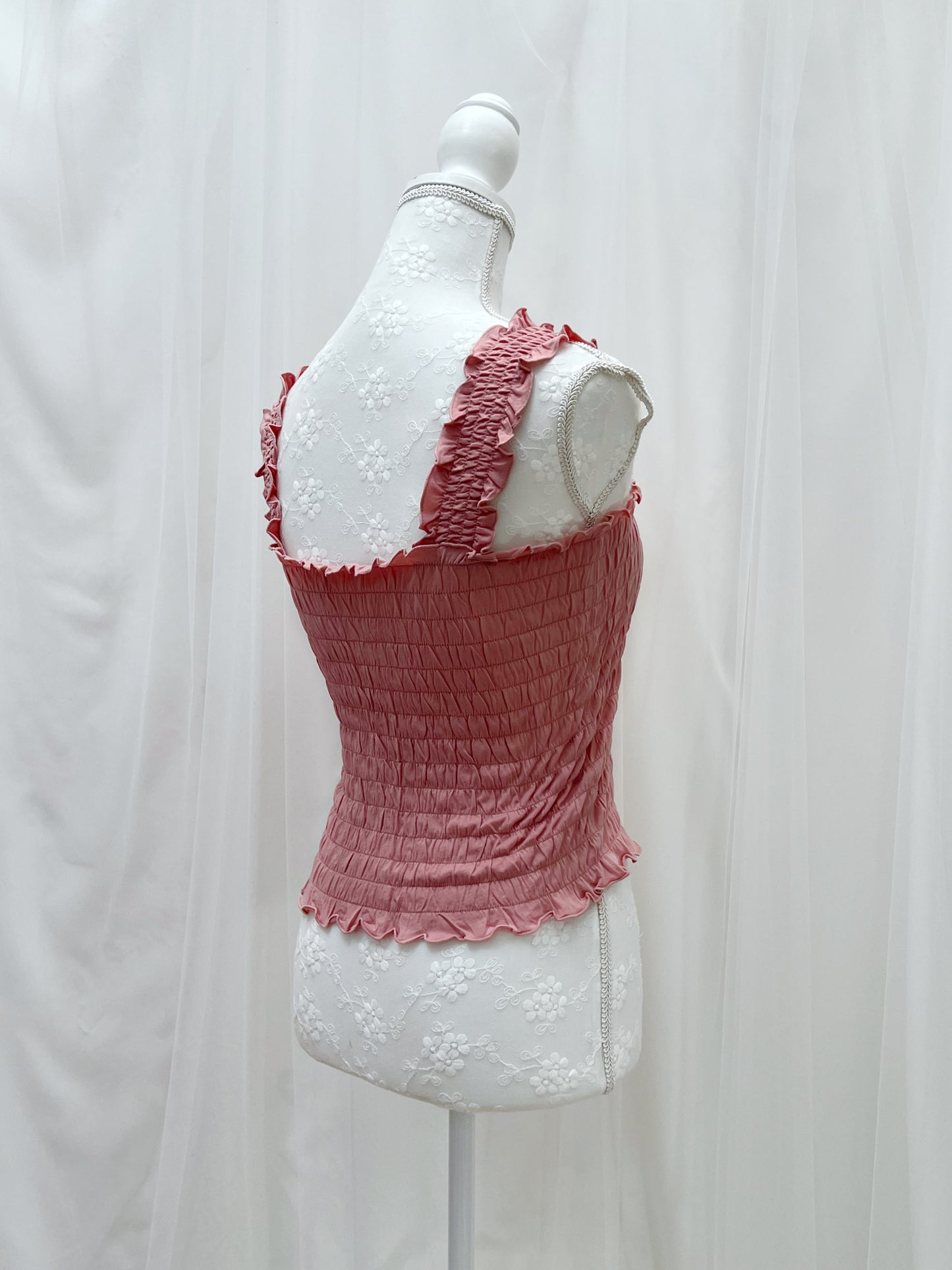 Honey’s Smocked Short Top (Pink)