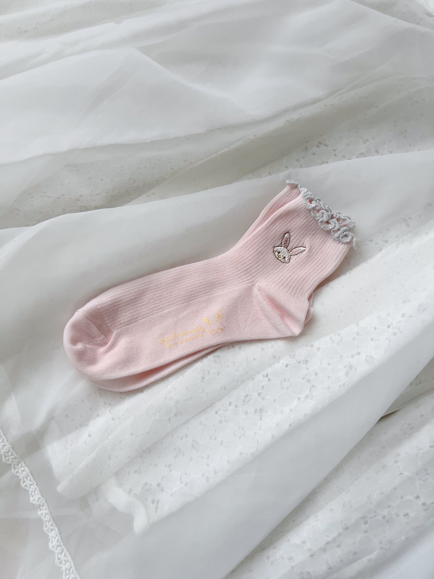 Wish Me Mell Embroidery Socks