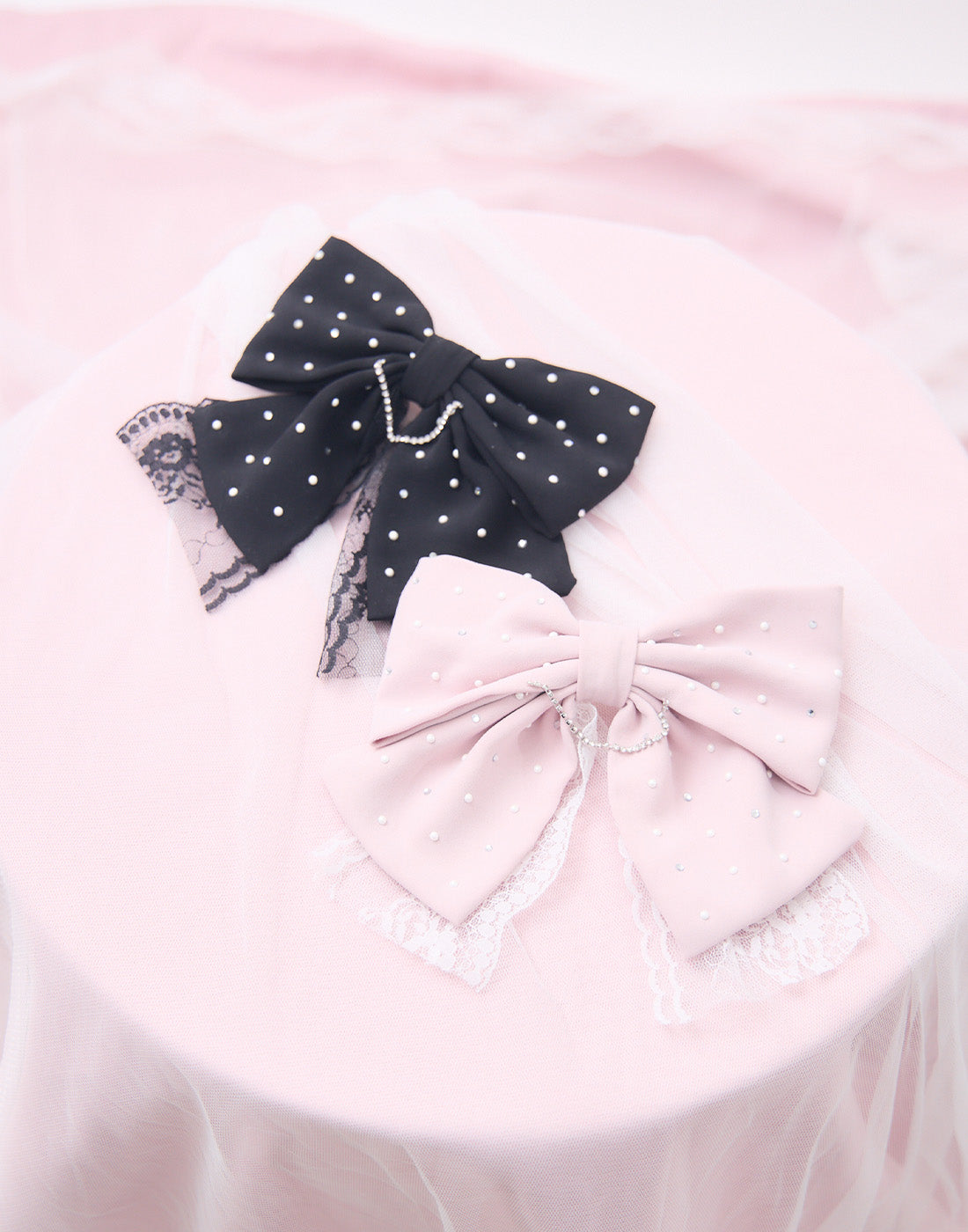 mellfy memory Eternity girly pearl ribbon