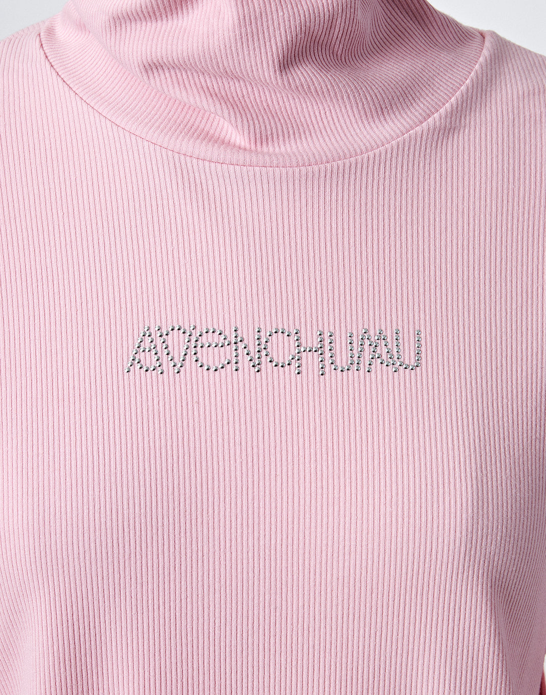 Studs logo high neck tops