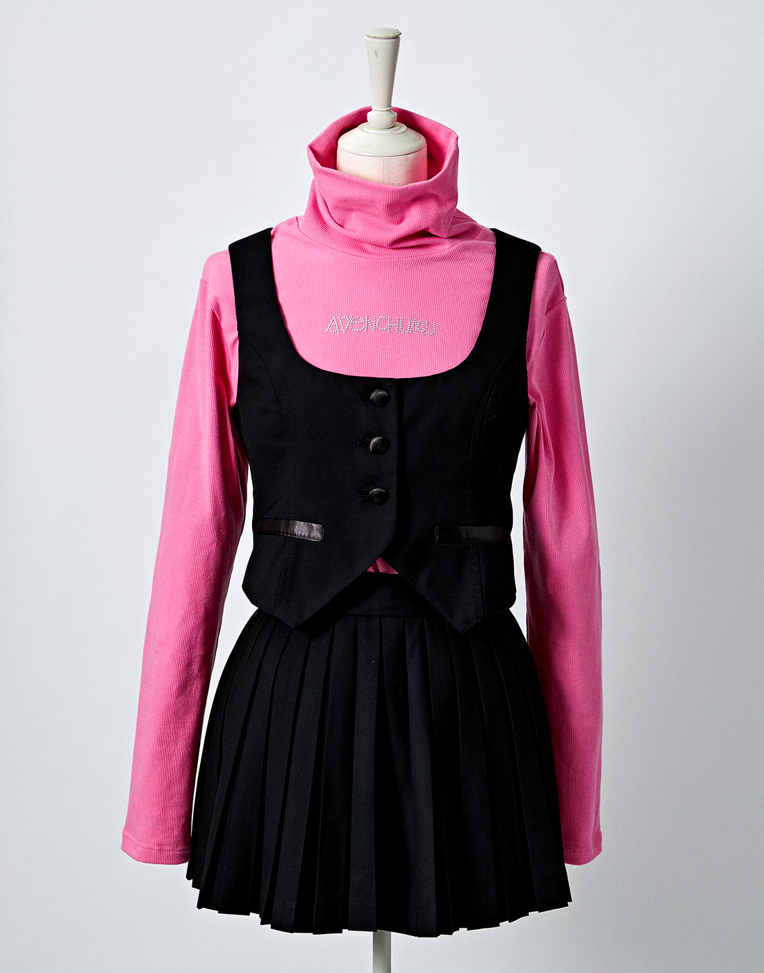 Girls pleated harness skirt
