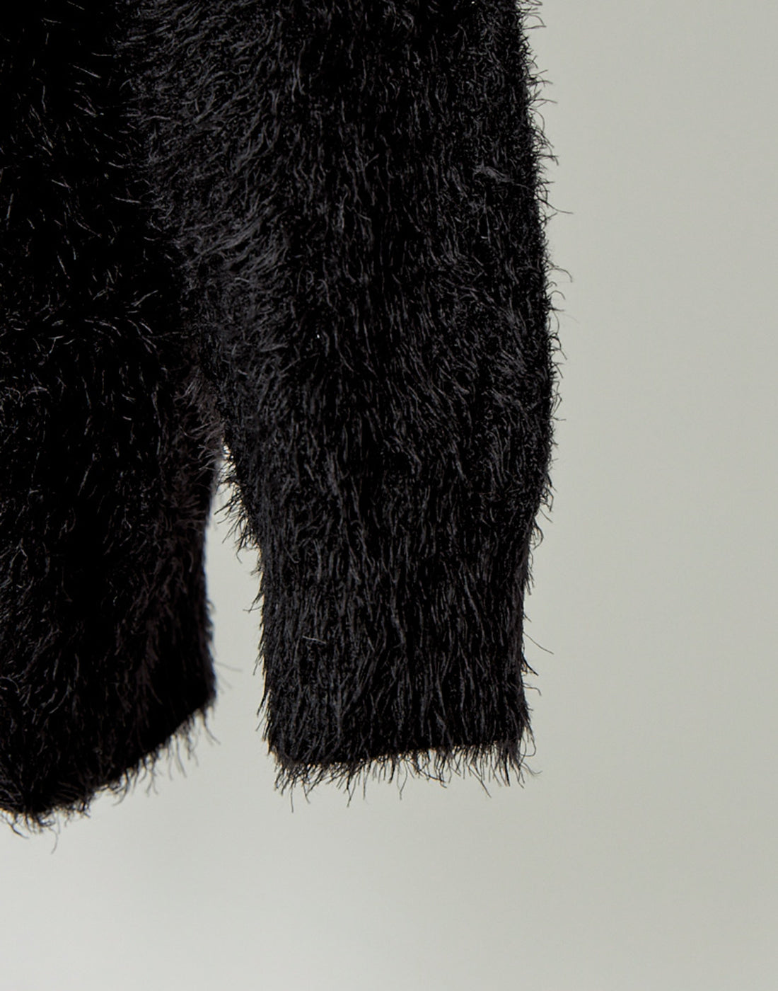 For "A" barbed wire shaggy knit