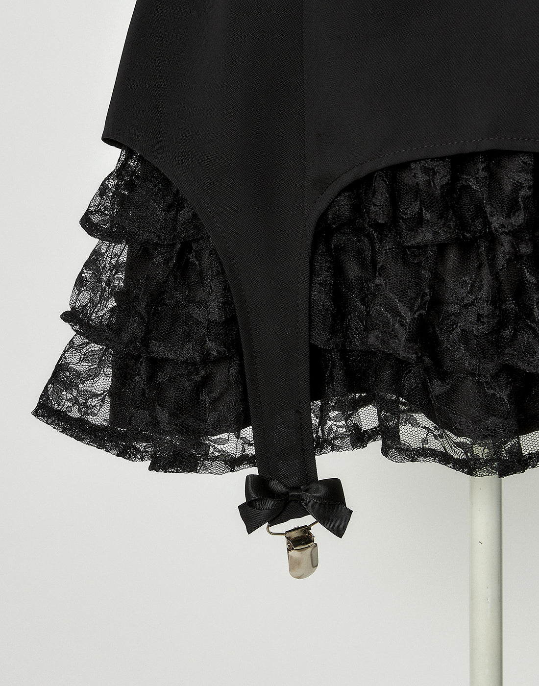 Buckle belt garter dress