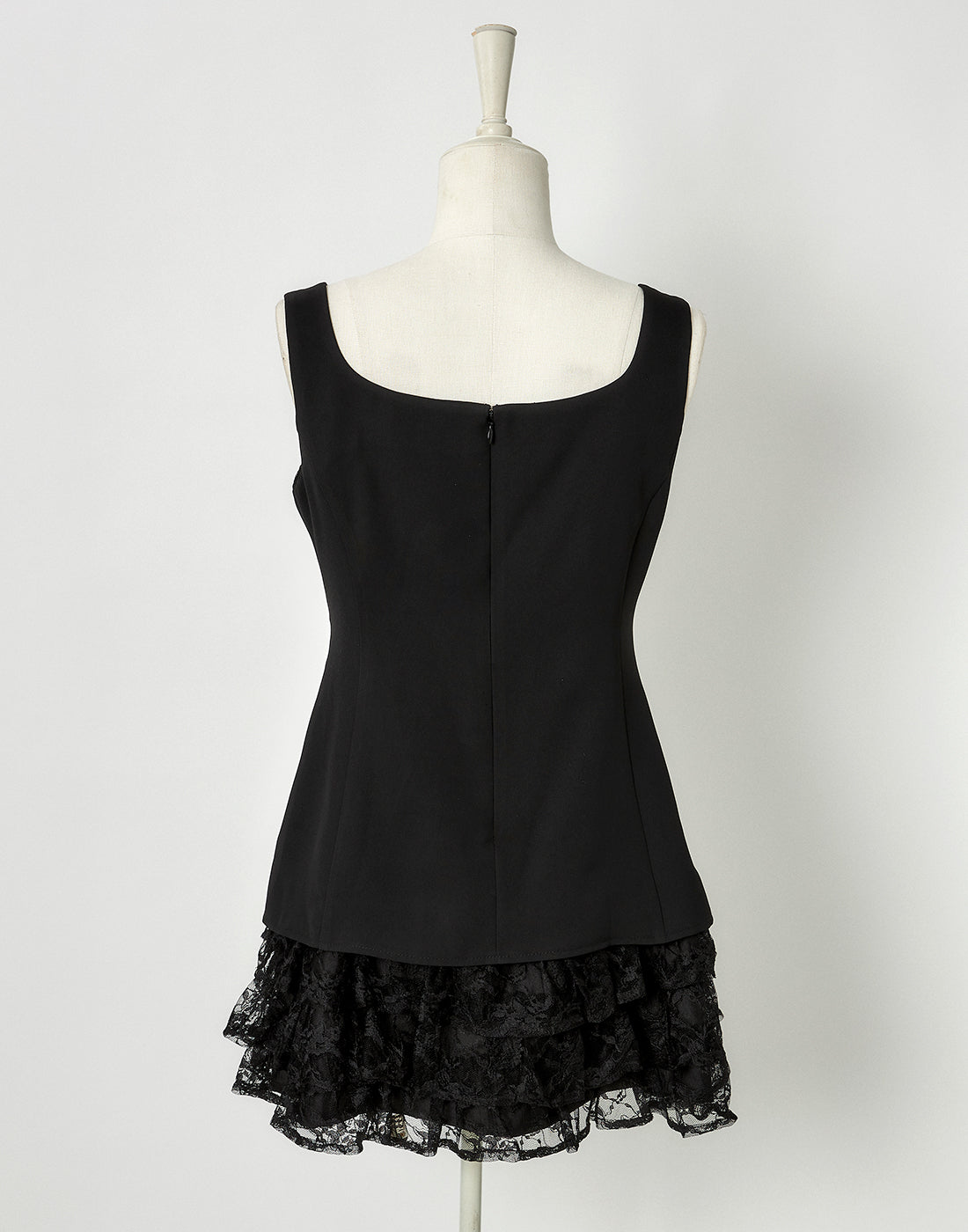 Buckle belt garter dress