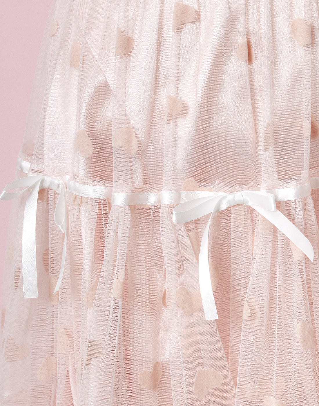(September Delivery) mellfy memory Dreamy heart tulle Skirt
