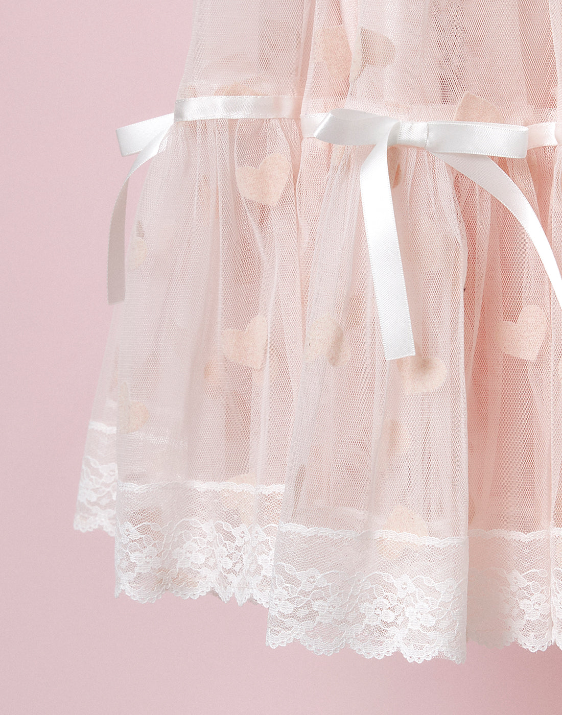 (September Delivery) mellfy memory Dreamy heart tulle Skirt