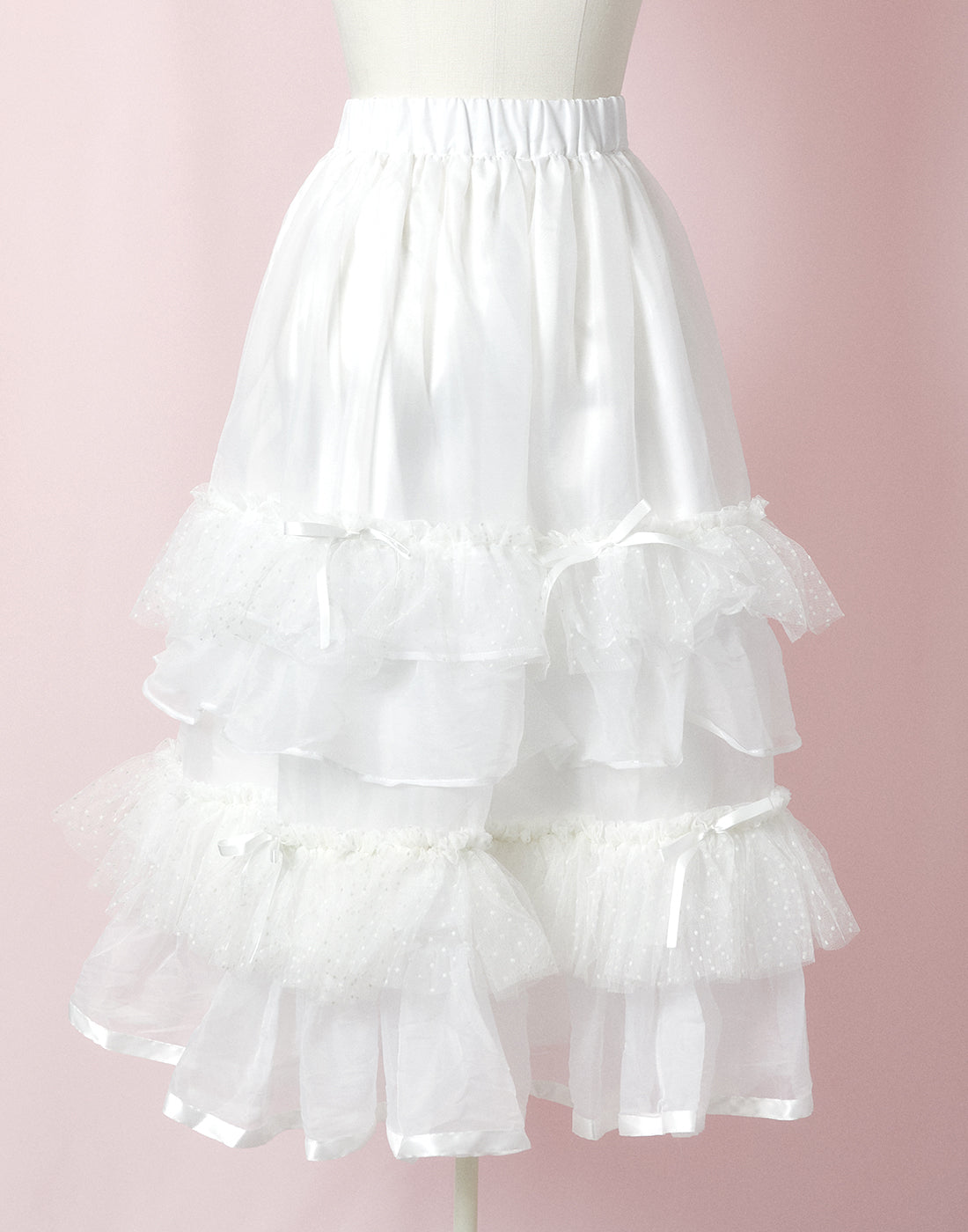 <Deliver In October> Lolime fluffy lace Skirt