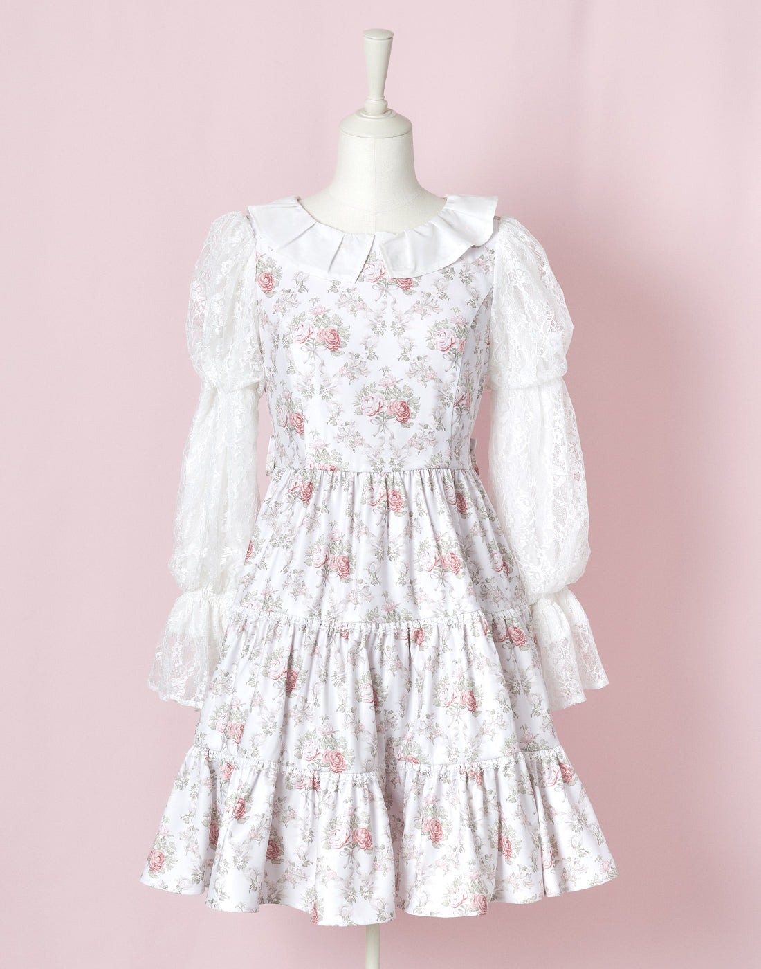 (October Delivery) mellfy memory Princess Rococo Rose Dress