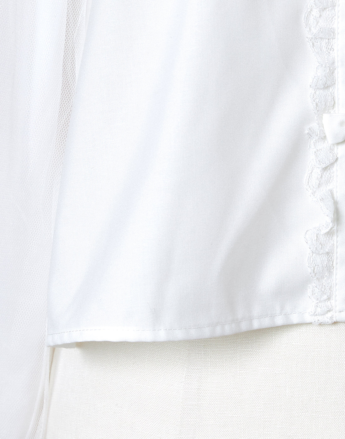 mellfy memory Dreamy mini ribbon cape Blouse