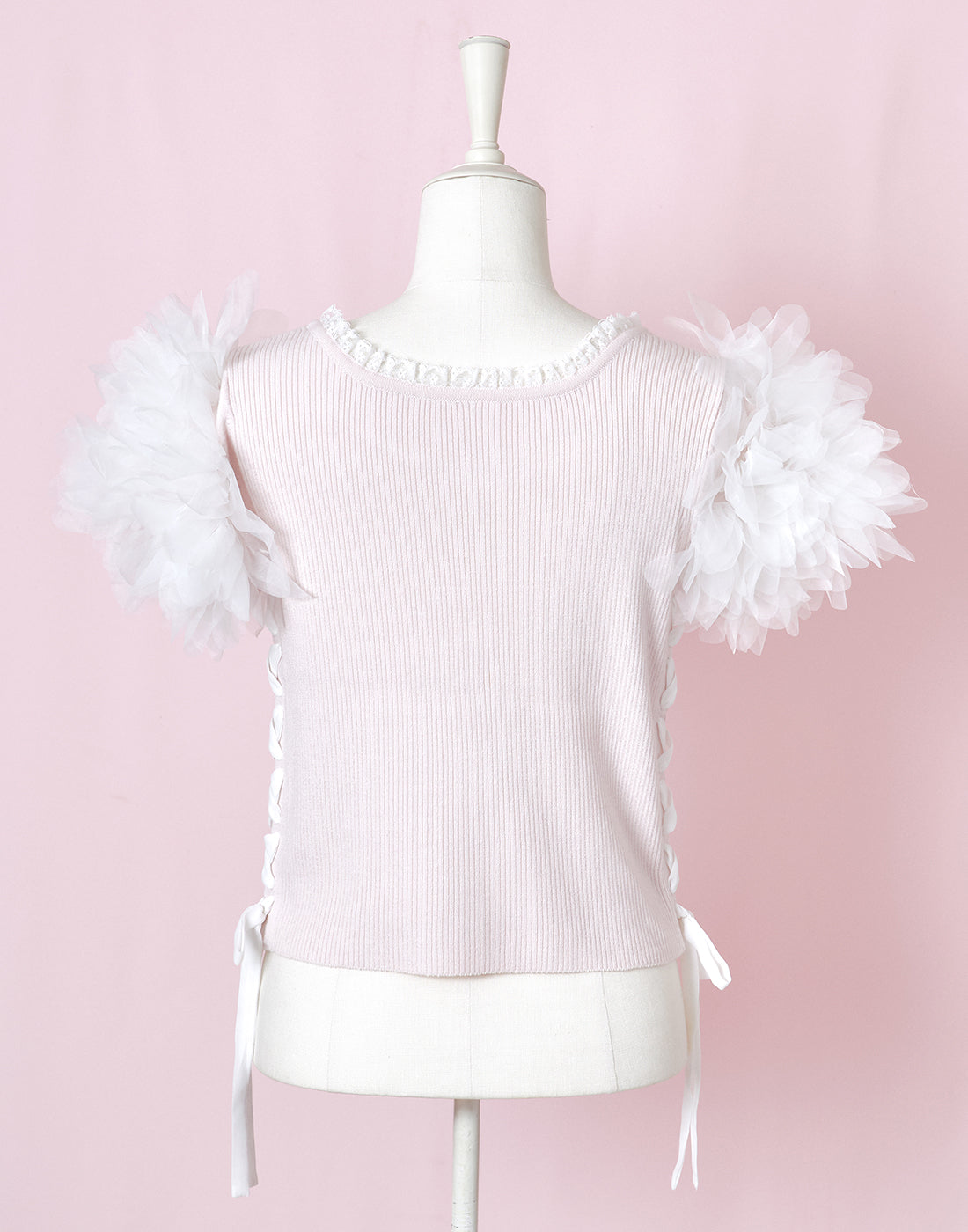 <March Delivery> mellfy memory Fairy flower sleeve Top